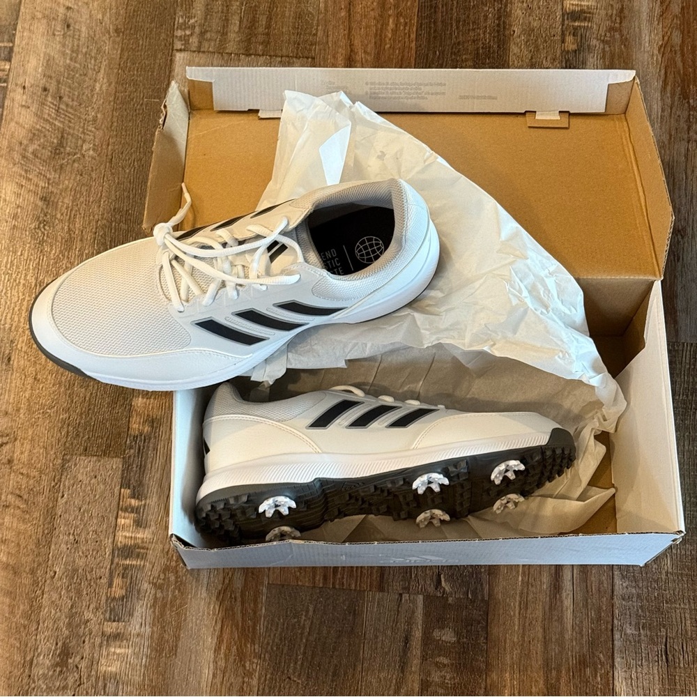 adidas White and Black Athletic Shoes